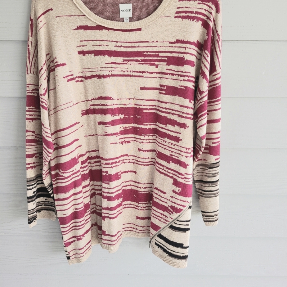 Nic + Zoe sweater NWOT 1X